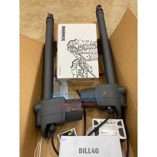 MOTOR CỔNG TỰ ĐỘNG CÁNH TAY ĐÒN BENINCA BILL50M – 500KG